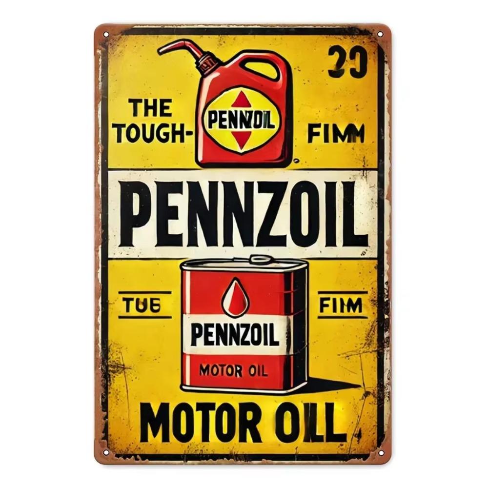 ManCavePro™ Vintage Iron Sheet Painting | Retro-Inspired Metal Sign | Ideal for Men's Lounges, Yards & Garages Decor