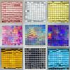 18pcs Golden Sequin Backdrop Panels for Wedding Party Baby Shower Background Wall Decor Shimmer Laser Backdrop Curtain Champagne