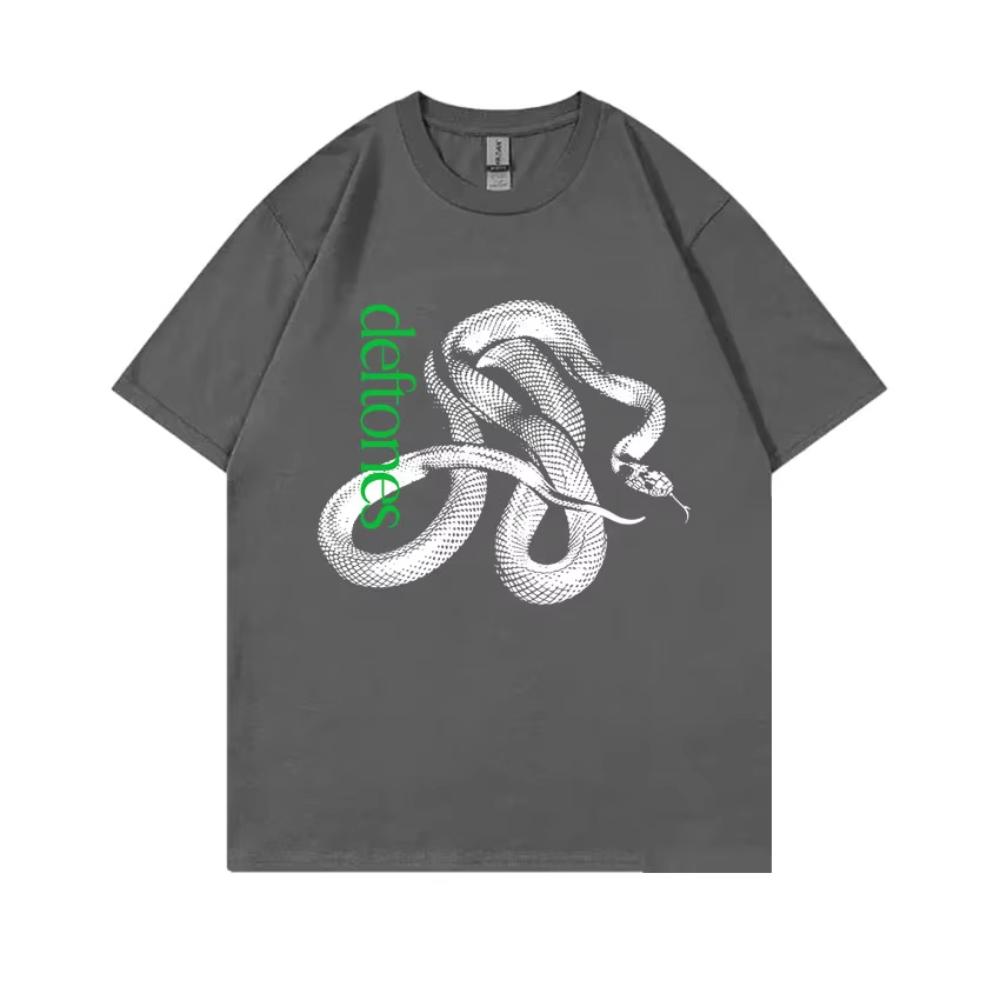 Limited Rock Band Deftones Private Music Snake Graphic T Shirt Summer Men Women Fashion Alternative Metal Oversized T-shirts Top
