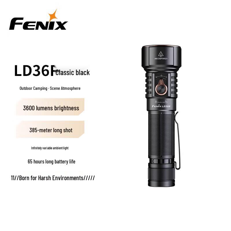 FENIX LD36R Multi-Source Rechargeable Flashlight