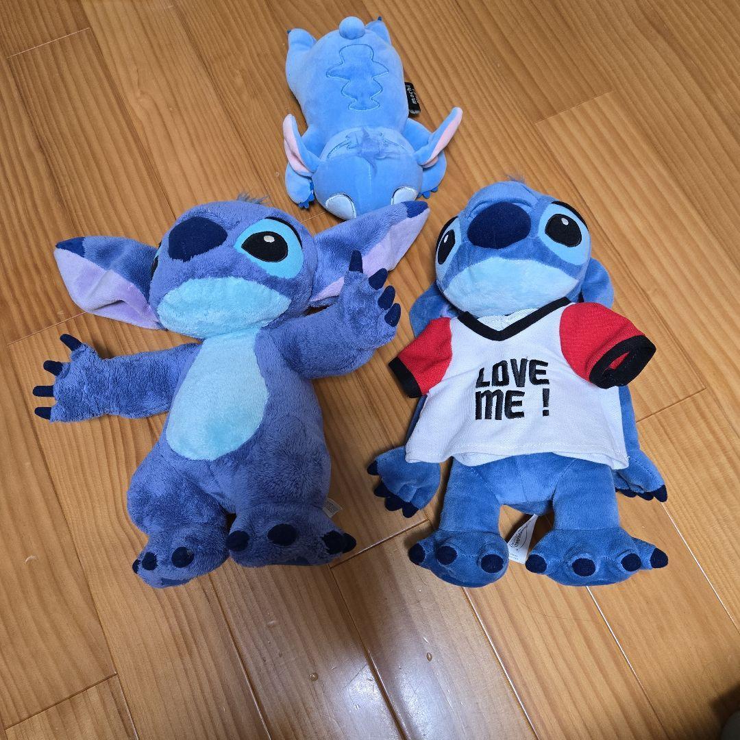Stitch stuffed toy 3 piece set