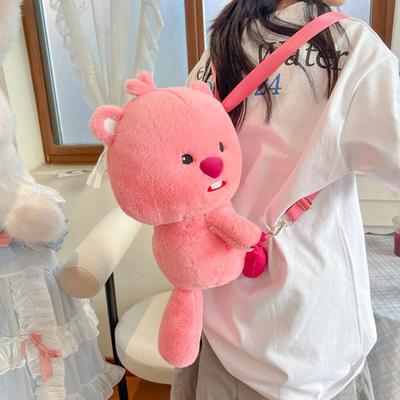 MINISO Loopy Doll Snatchy Pig Hat Plush Toy Doll Cute Birthday Gift Gifts for Children Plush Toys Gifts