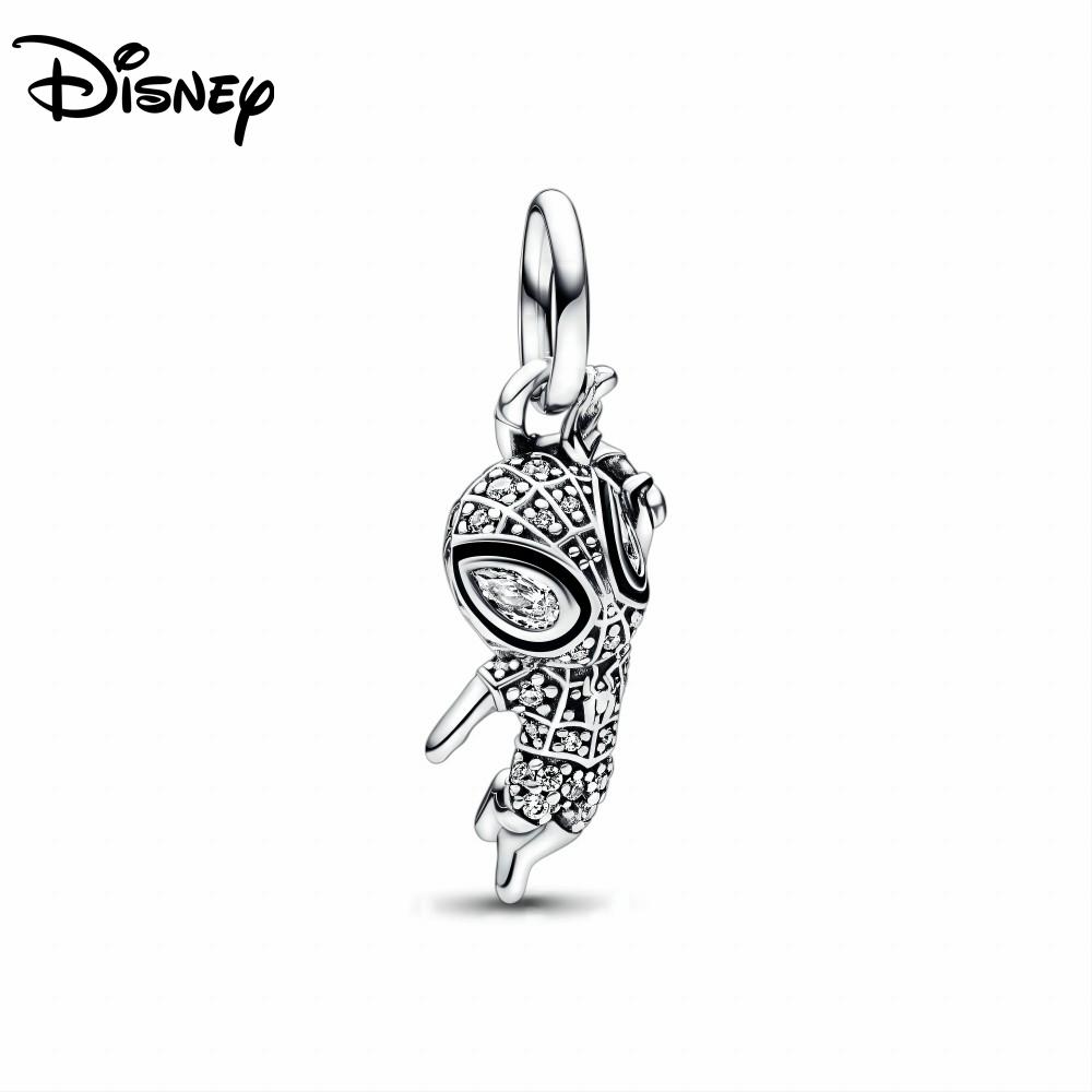 Disney 925 Silver Red Spider Ratatouille Charms Bead Earrings Bracelet Fit Original Bracelets DIY Birthday Jewelry Gift