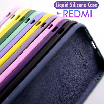 Luxus-Flüssigsilikon-Handyhülle für Xiaomi Redmi Note 5 6 7 8 8T 9 9s 10S 10 Pro Fundas Redmi 8 8A 9 9A 9C 10A 10C Abdeckhülle
