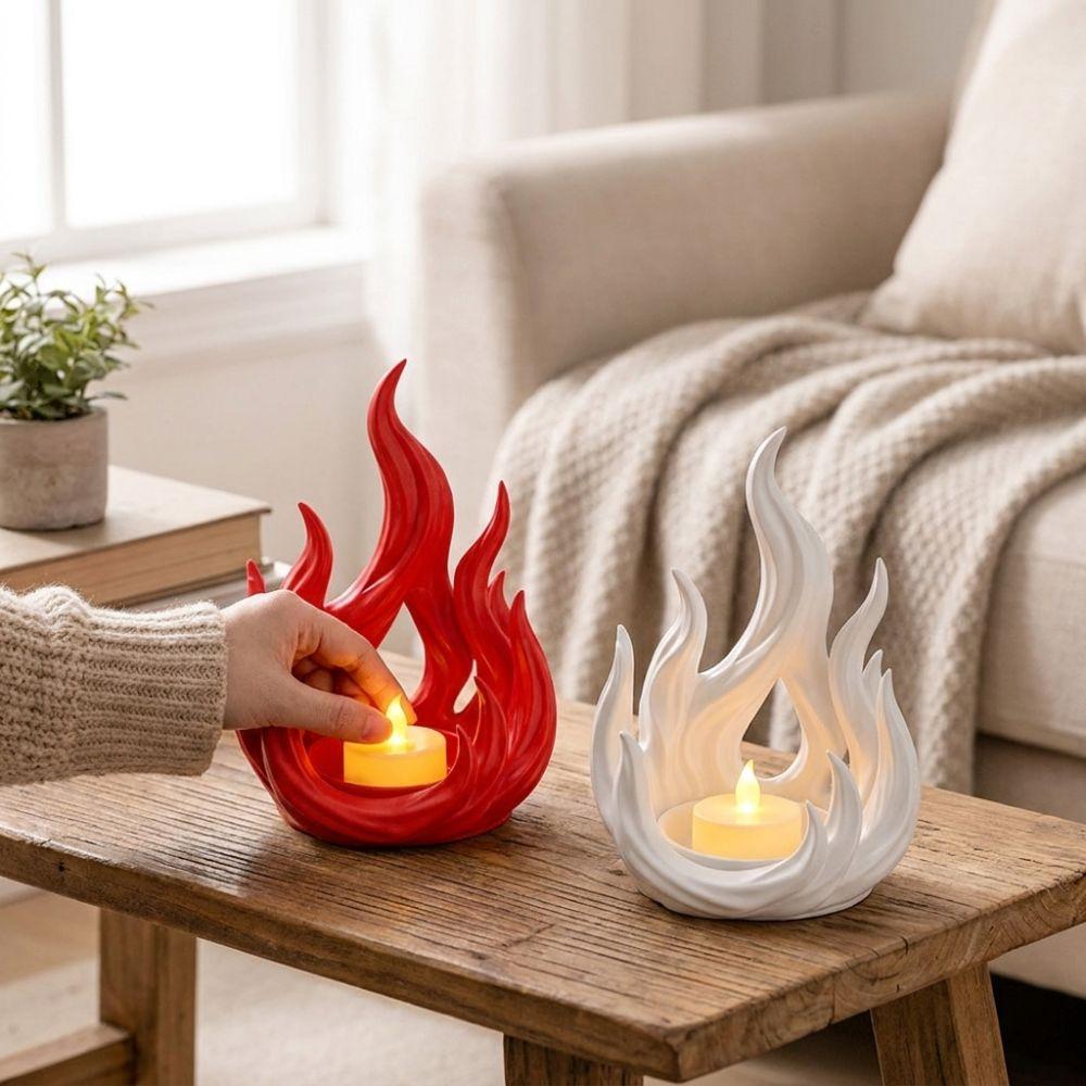 Dark Style Candlestick Rack 3D Printed Aroma Candle Display Tray Outdoor Patio