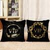 V-VIP Mitglieder Kissenbezug Kissenbezug Polsterung Sofa Zierkissen Heimdekor Kissenbezug