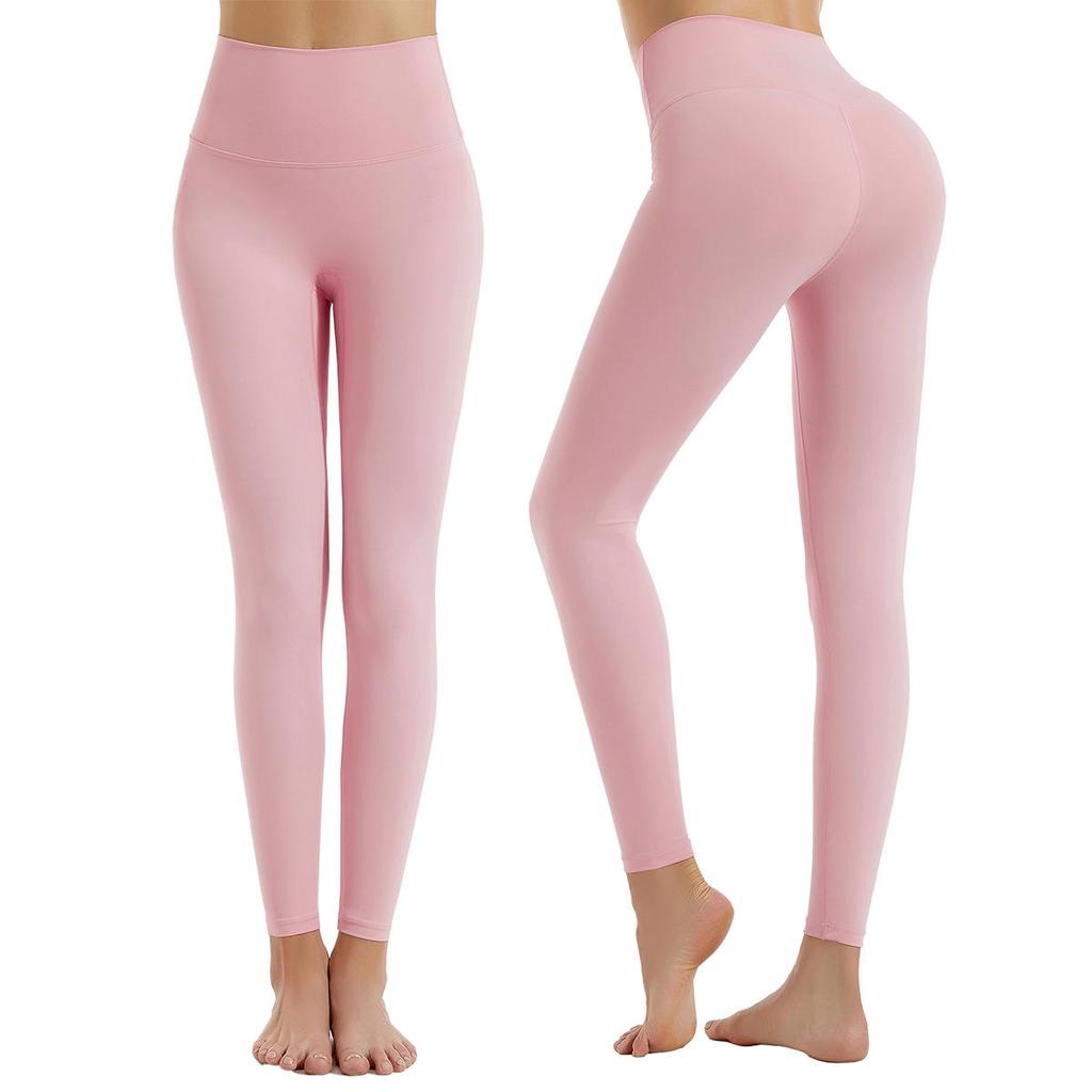 Calça de Yoga Feminina de Malha de Seda de Cintura Alta - Primavera/Verão, Levanta Bumbum, Secagem Rápida, Absorção de Suor, Calça de Corrida.