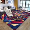 Tappeto con Motivo Calcio FC Barcelona, Tappetino Interno/Esterno, per Picnic, Sala Giochi, Camera da Letto, Ufficio, Soggiorno, Tappeto Decorazione Casa, Regalo di Compleanno
