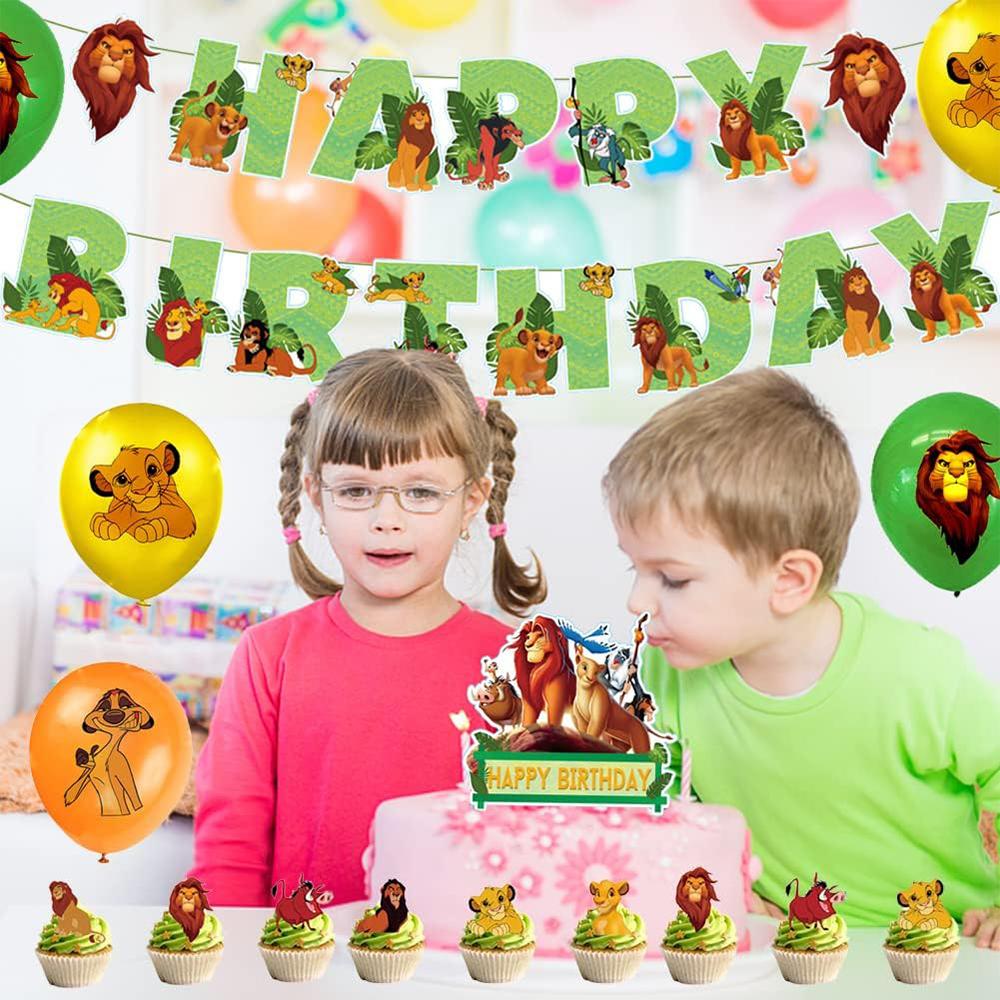 The Lion King Party Decoration Simyron Lion-Themed Party Supplies for Kids