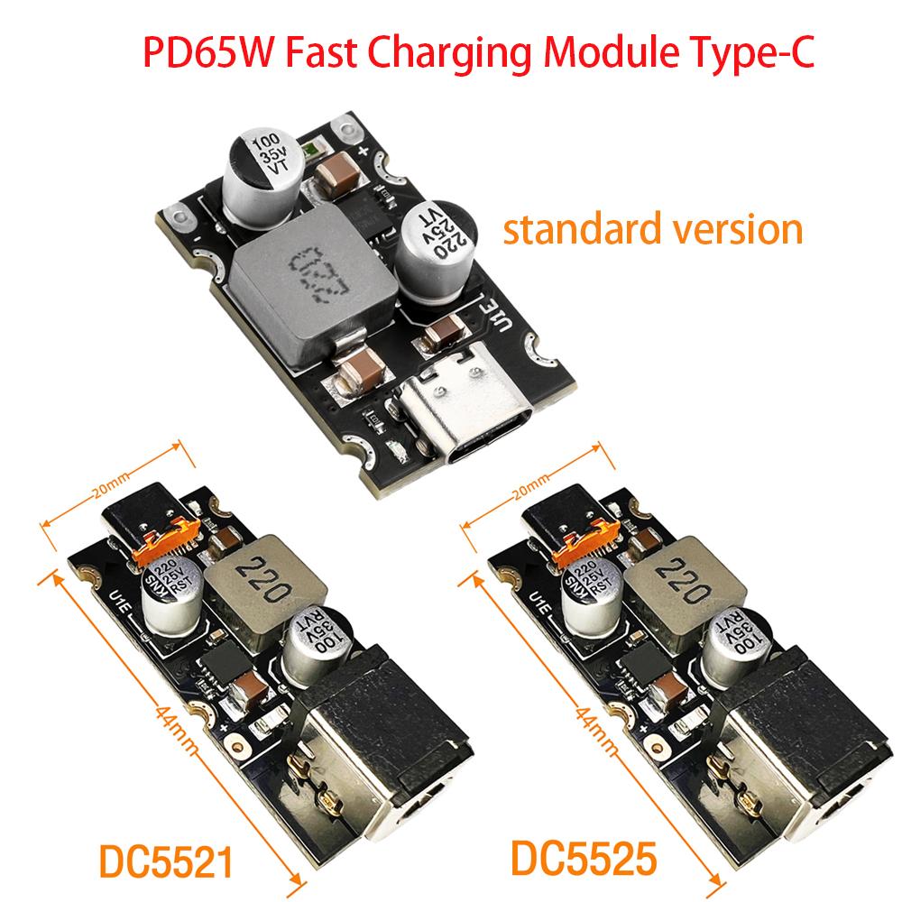 61W PD1.1 Fast Charging Module DC 8-11V Buck Converter Type-C Port Supports QC1.1 SCP PPS FCP AFC MultiProtocol Protection Board