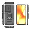 Push Window Phone Case For Realme 15 5G Anti-knock Ring Holder Magnetic Cover For Realme 15 Pro Case For Realme 15 Case 6.8 Inch