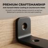Furniture Reinforcement Hardware 10 Pack Iron Shelf Support Parts for Home Repair and Wood Board Connection Tasks