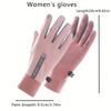 Winter Gloves for Women Thermal Fleece Cycling Gloves Cold Resistant Waterproof Mittens for Outdoor Running Skiing and Biking