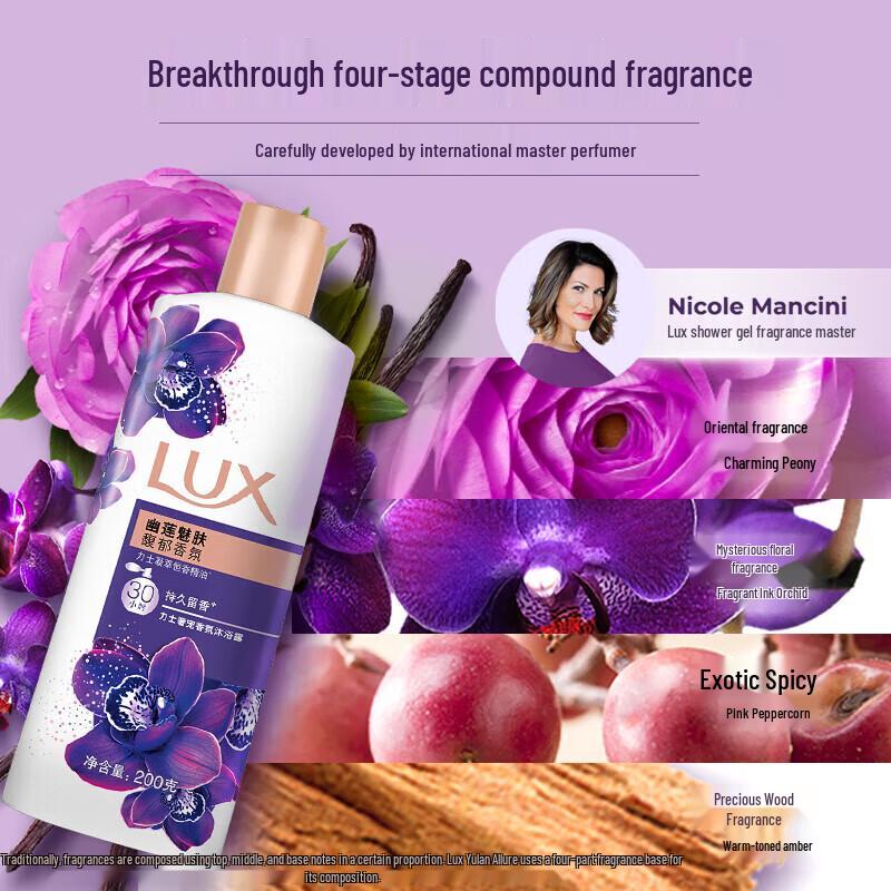 Lux Enchanting Lotus Fragrance Shower Gel (Twin Pack)