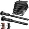 Black Cable Railing Kits - 40Pcs 1/8" T316 Stainless Steel Swage Stud Ends for 2"x2" Posts