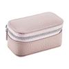PU Leather Miniature Jewelry Storage Case Portable Design Travel Organiser For Earrings Rings And Necklaces