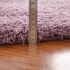 Tappetino da Bagno Ovale Spesso Super Assorbente Peluche Tappeto Area Tappeto Shaggy Supporto Antiscivolo Lavabile in Lavatrice Morbido Tappetino per Pavimento del Bagno