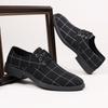 Spring and Autumn British Cloth Shoes Business Dress Leather Shoes Men's Shoes Inner Canvas Single Shoes Lace Up Suit Shoes Men's Casual Shoes