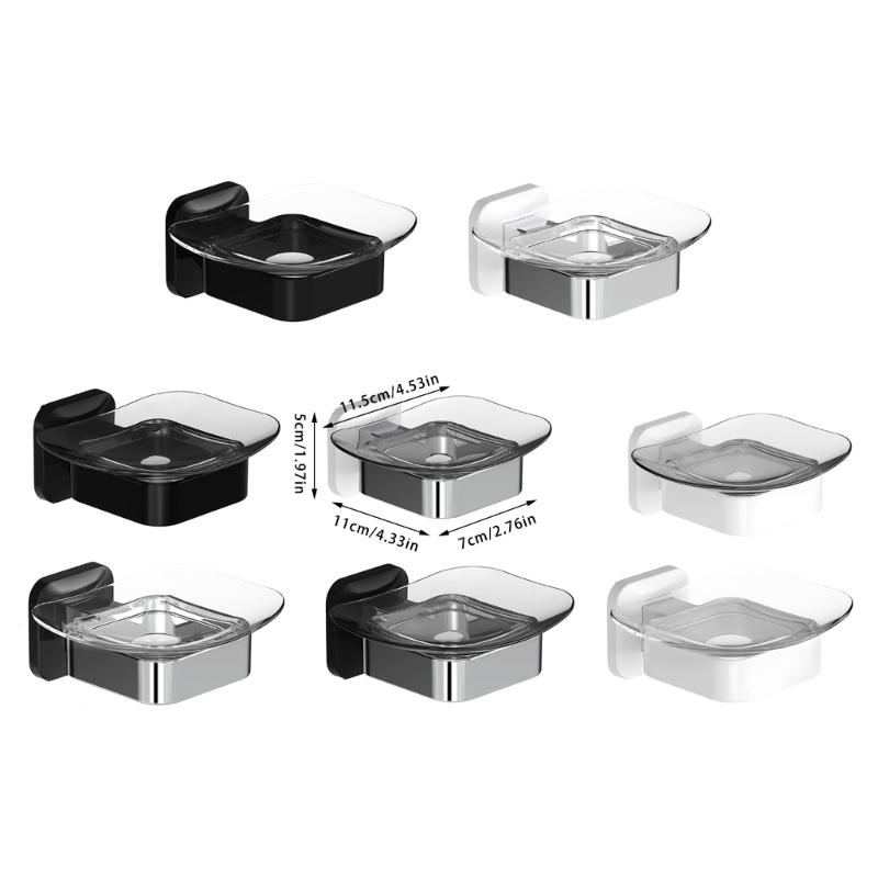 Seifenhalter Kein Bohren erforderlich Selbstklebende Wandmontage Seifenschalen für Dusch- und Spülbeckenorganisation