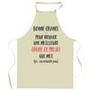 Kitchen Apron - Project Manager "it Doesn't Exist" - Durable Cotton - DTG France Print - Adjustable Ties