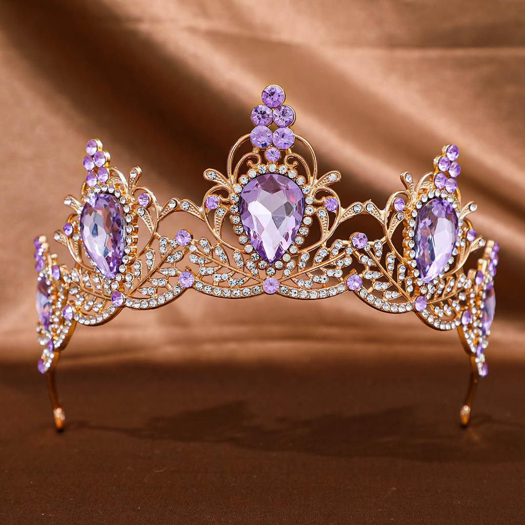European and American Baroque Crowns Retro Bride Crowns Hair Accessories Wedding Gowns and Makeup Styling Accessories