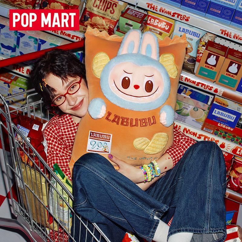 Ny POP MART THE MONSTERS Labubu Strange Flavor Convenience Store-kolleksjon, Potetgulltrendbaserte produkter PPMT-2506-0014