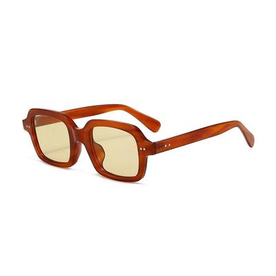 2025 Stilvolle Sonnenbrille mit Nieten: Europäische & Amerikanische Mode, Vielseitiger Quadratischer Rahmen für Damen