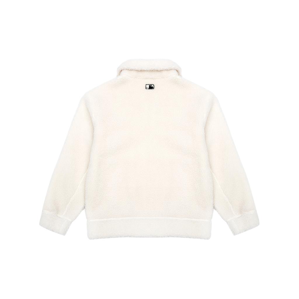 New MLB New York Yankees Velvet Jackets Unisex Ecru 3AJPF0316-50CRS