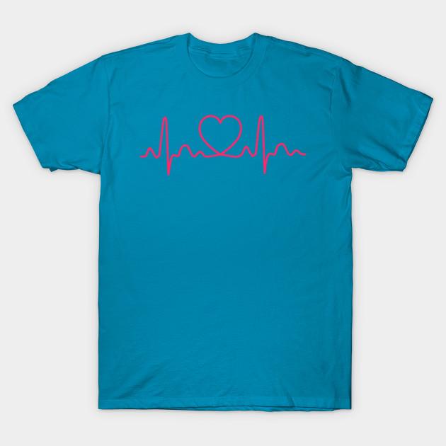 For Women Heartbeat Doctor Nurse Medical Tshirt T Shirt  90S Korean Style Tee 100% Cotton Picture Custom Round Collar