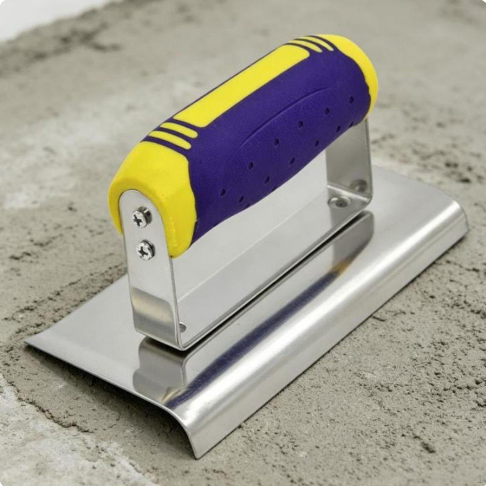 Concrete Edger Groover Trowel RustResistant Cement Finishing Tool Contractor Grade Stainless Steel