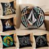 Extreme Sports Stone Volcom-V Pillow Case Silky Elegant Comfort Sofa Bed  Invisible Zipper Beach Pillowcase