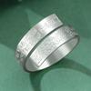 Dawapara Ayatul Kursi Stainless Steel Ring Adjustable Quran Arabian Calligraphy Eid Al Adha Muhammad Blessing Muslim Jewelry