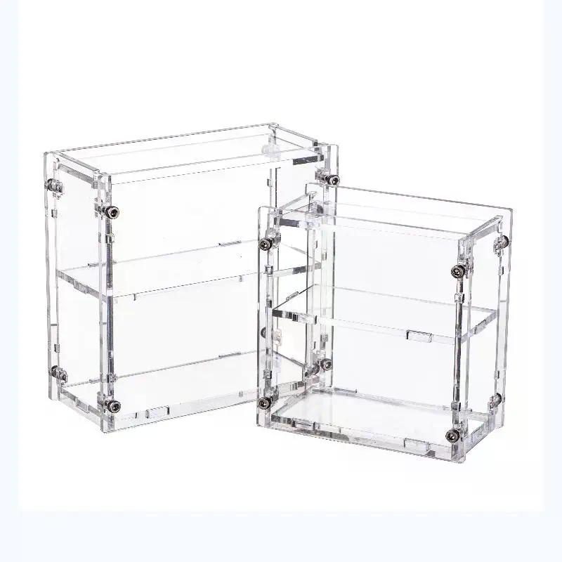 1 Set Acrylic Dust-Proof Showcase & Storage Organizer Box 1/64 Diecast Model Car Display Case With Cover For MiniGT Tomica