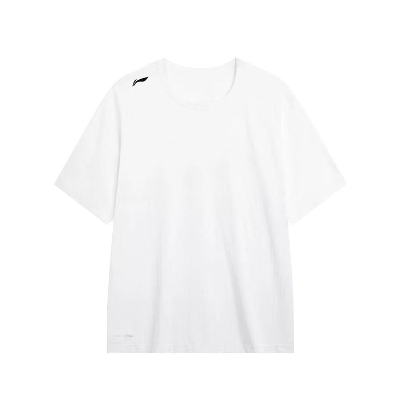 

Li Ning Классический логотип Круглый вырез Прохладная Легкая Уличная Беговая Велосипедная Фитнес Повседневная Футболка с коротким рукавом Унисекс Футболка ATSK438-2 3XL
