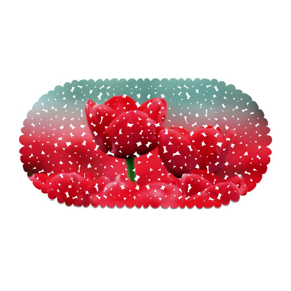 Small Flower Green Plant Map Balcony Bathroom Mat Hydrophobic Non-Slip Door Mat Swimming Pool Public Places Non-Slip Floor Mat