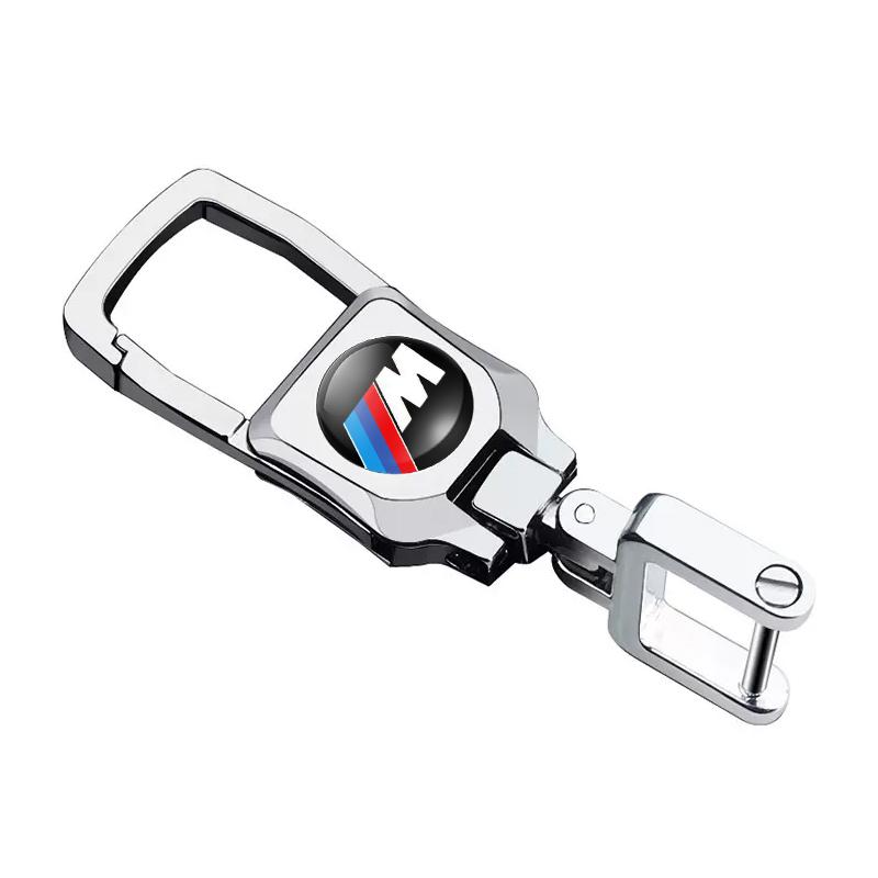 Portachiavi Metallico per Auto Accessori Portachiavi con Emblema 3D Per BMW M E34 E36 E60 E90 E46 E39 E70 F10 F20 F30 X5 X6 X1 M3 M5 M6 DZ0