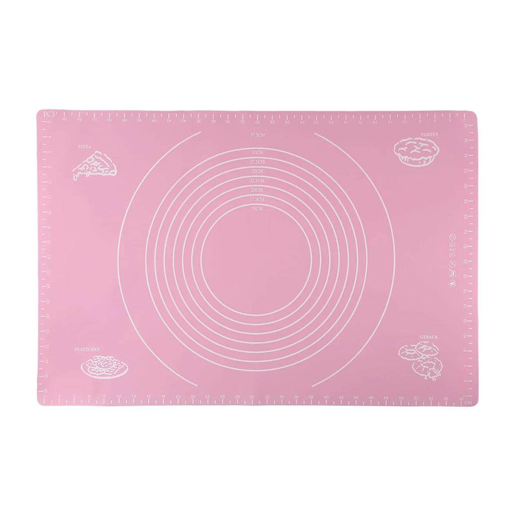 60cm Silicone Pad Baking Mat Sheet Kneading Dough Mat For Kitchen Rolling Dough Pizza Large Dough Non-Stick Maker Holder
