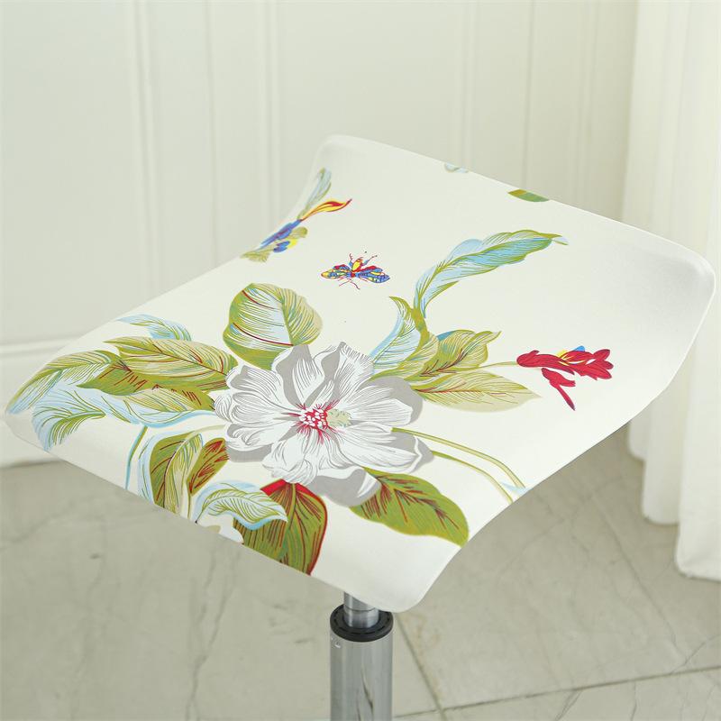 Elastic Bar Stool Covers Stretchable Chair Slipcover for Lifting/Rotating Chair Furniture Protector for Hotel/Office/Dining Room