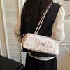 Fashion Sweet Bow Shoulder Bag Cartoon Print Underarm Bag Female Tote Bag Versatile Large Capacity Commuter Handbag KTB