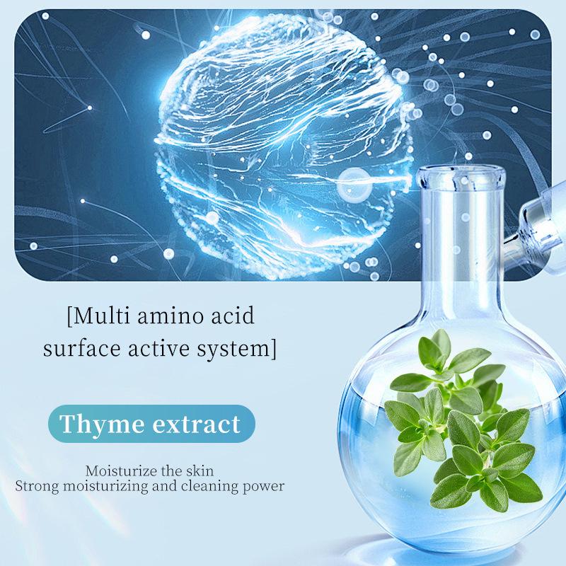 Amino Acid Facial Cleanser: Gentle, Moisturizing Foam Brush Head