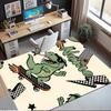 Custom Name Dinosaur Printed Carpet,Rug for Office Chair Living Room Bedroom Kitchen Room Decor Gifts.
