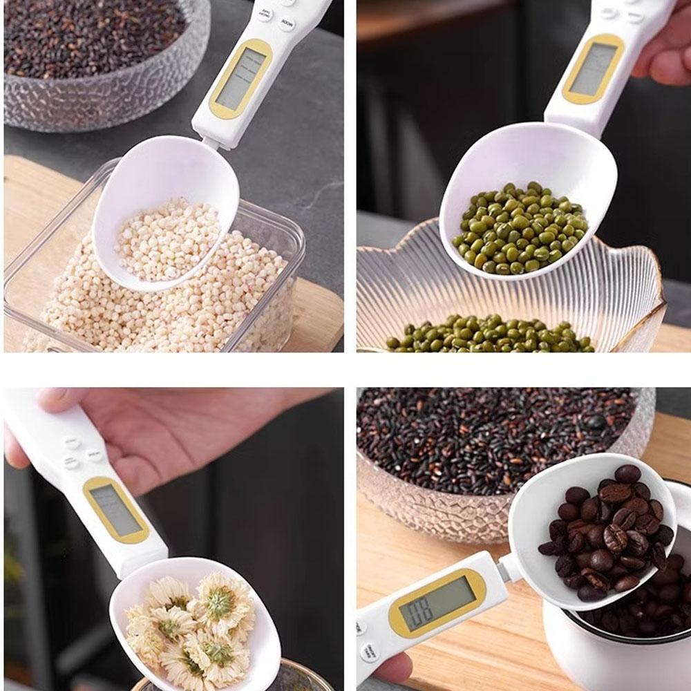 500g 0.1g Electronic Kitchen Scale LCD Digital Measuring Food Flour Digital Spoon Scale Mini Kitchen Tool for Milk Coffee Scale
