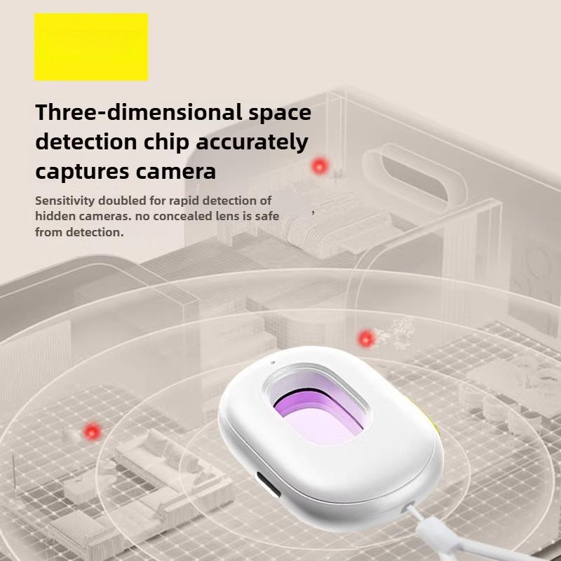 Kamera Intelligenter Detektor Zweiter Generation Hotel Anti-Kamera-Signaldetektor Ton- und Lichtalarm Anti-Spanner-Artefakt
