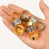 Thickened Top Stud Ring Needle Ring - Home Use - Handmade Sewing Aid - Old-fashioned Opening - Adjustable - Anti-slip Hand Protection