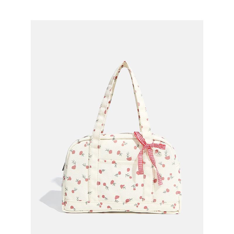Stylish and Sweet Floral Travel Bag for Women's Large-capacity Leisure Commuting