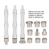 Replacement Diamond Microdermabrasion Dermabrasion Tips with Handle Stainless Steel Filter Set