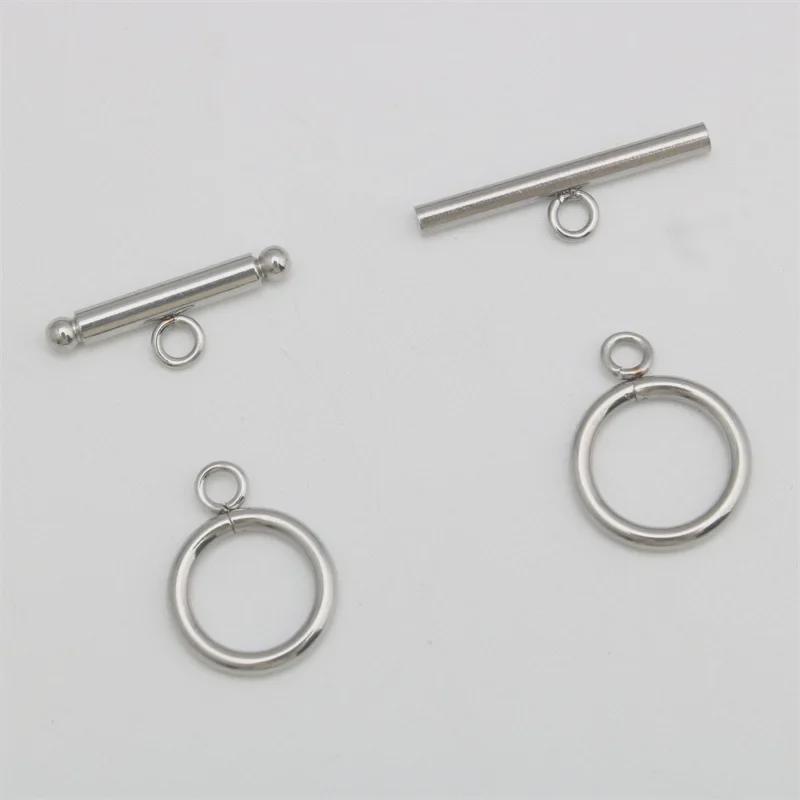 Schmuckverschluss mit OT-Schnalle aus Edelstahl für Armbänder und Halsketten