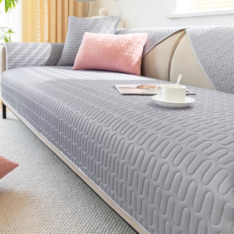 Summer Mat Sofa Cushion Ice Silk Non-Slip Sofa Cover Sofa Cover Towel Summer Cool and Breathable