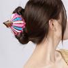 WoW Sheila Custom Creative Diamond Sea Shell Conch Acetate Hair Claw for Women