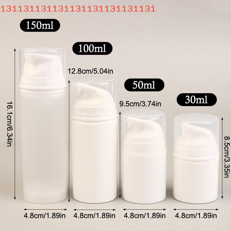 Dispenser Empty Lotion Bottles Women Make Up Press Type Refillable Vacuum Cosmetic Container 30/50/100/150ML Travel Pump Bottle